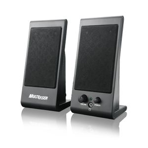 Caixa de Som 2.0 Flat USB