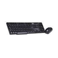 Teclado C3 Tech e Mouse Óptico Sem Fio K-W600 BK