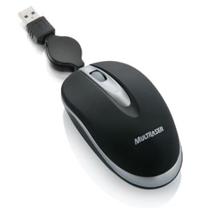 Mouse Mini Óptico Retrátil USB