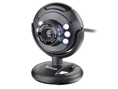 WEBCAM PLUGePLAY 16MP NIGHTVISION MIC USB PRETO